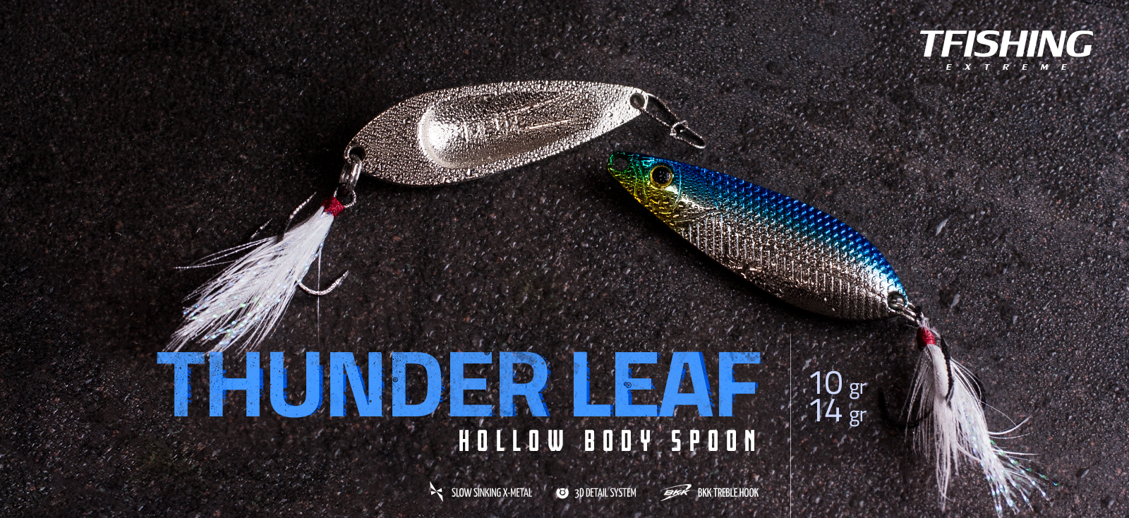 t-fishing metal jig thunder leaf